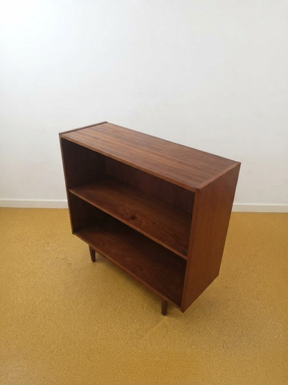 Libreria Bassa Danese Vintage Anni '50 | Teak Ripiani Aperti | 80cm | 96vnt4