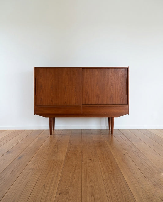 Armadio teak due ante e cassetti | design danese anni '60 | 99vnt150