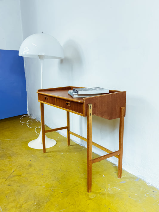 Consolle Toletta Svuotatasche Vintage Svedese Anni '60 | Teak Quercia