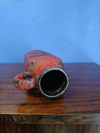 Vaso west germany vintage anni 60 [rosso]