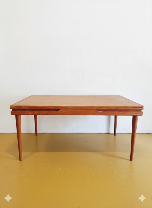 Tavolo rettangolare Allungabile Danese Vintage Anni '60 Teak 150cm