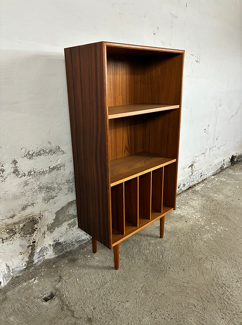 Libreria Danese Vintage Anni '50 Teak Ripiani Aperti Porta LP 60cm | IN ARRIVO A GENNAIO