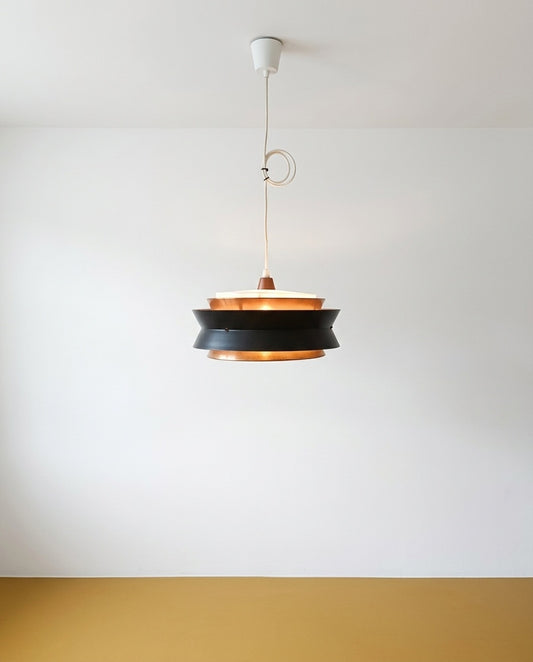 Lampadario Carl Thore pendel Trava design svedese vintage anni 50 | L.32 | 94vnt3