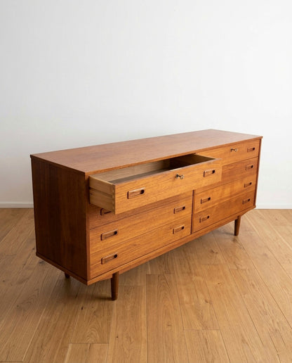 Sideboard Danese Vintage Anni '50 Teak Cassetti | 150cm | 98ck2378