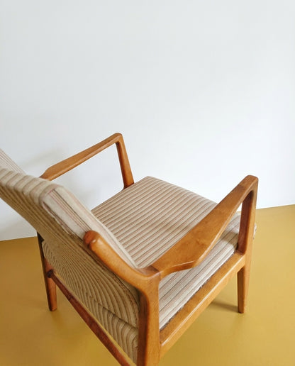 Poltrona Svedese Vintage Anni '50 Betulla Linee Essenziali | 93sw28019