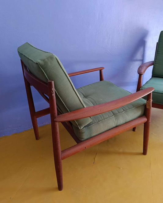 Poltrona Grete Jalk FD118 design danese originale vintage anni 60 [2p-gretejalk] misure L.80 P.71 H.80/43