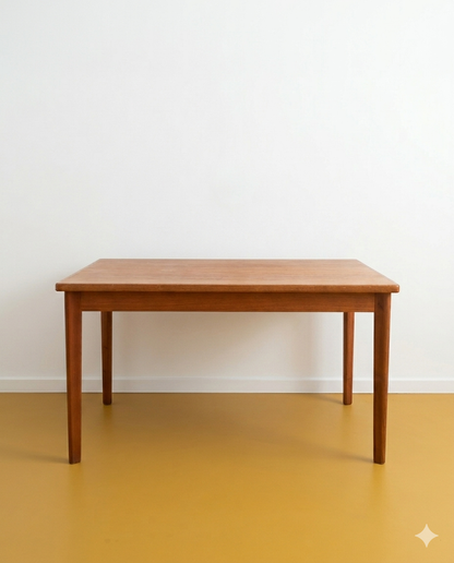 Tavolo BRDR FURBO Danese Vintage Anni '60 Teak 2 Allunghe | 130cm | 97vnt2