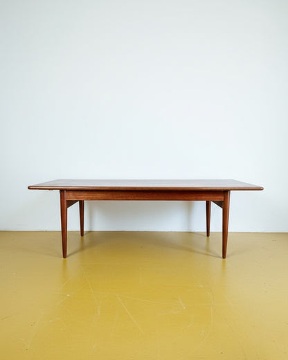 Tavolino Trasformabile Vintage Danese Teak Anni '60 Regolabile | 160cm | lp