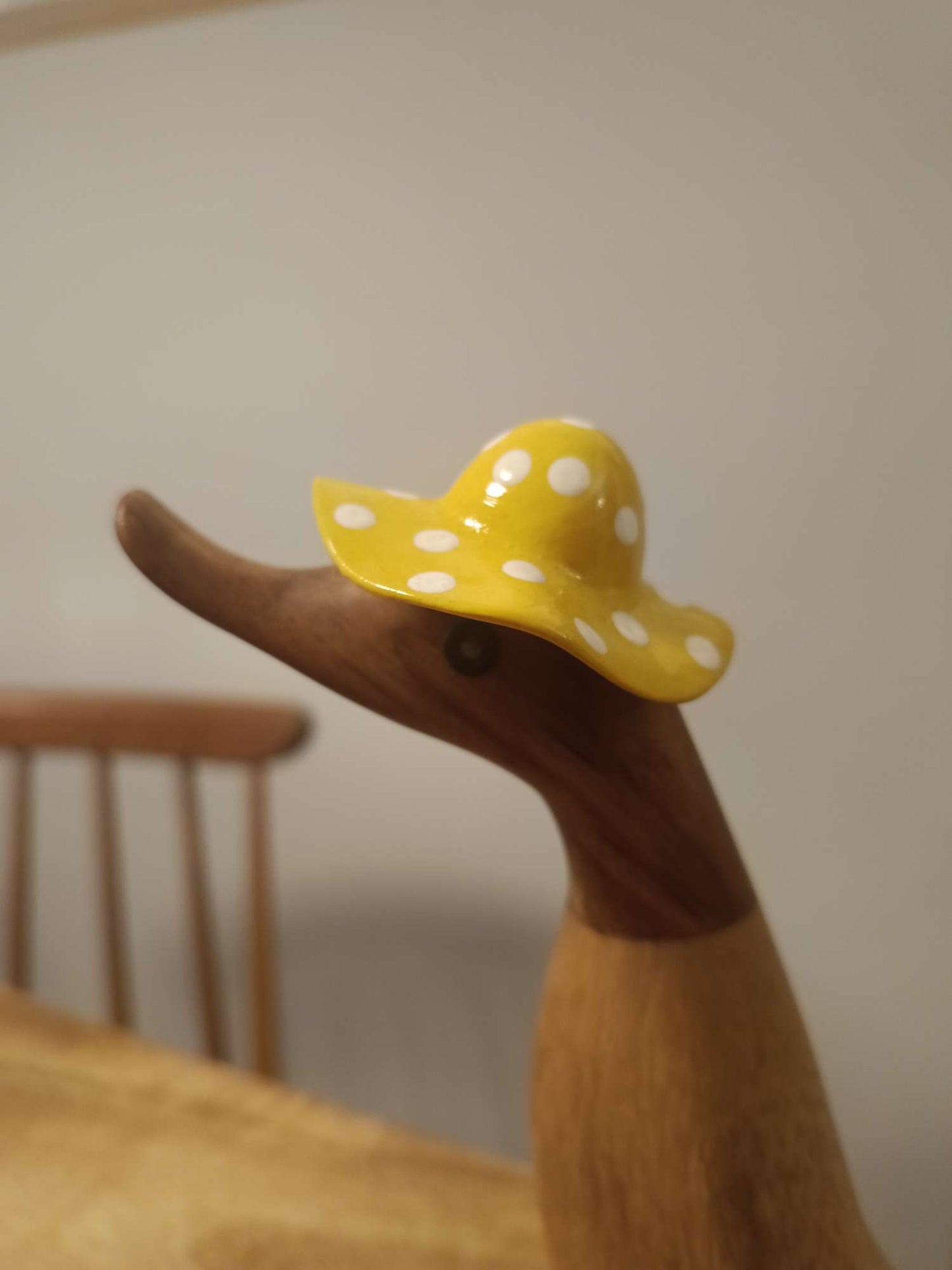 Papera a pois stivale giallo con cappello [pre-order]