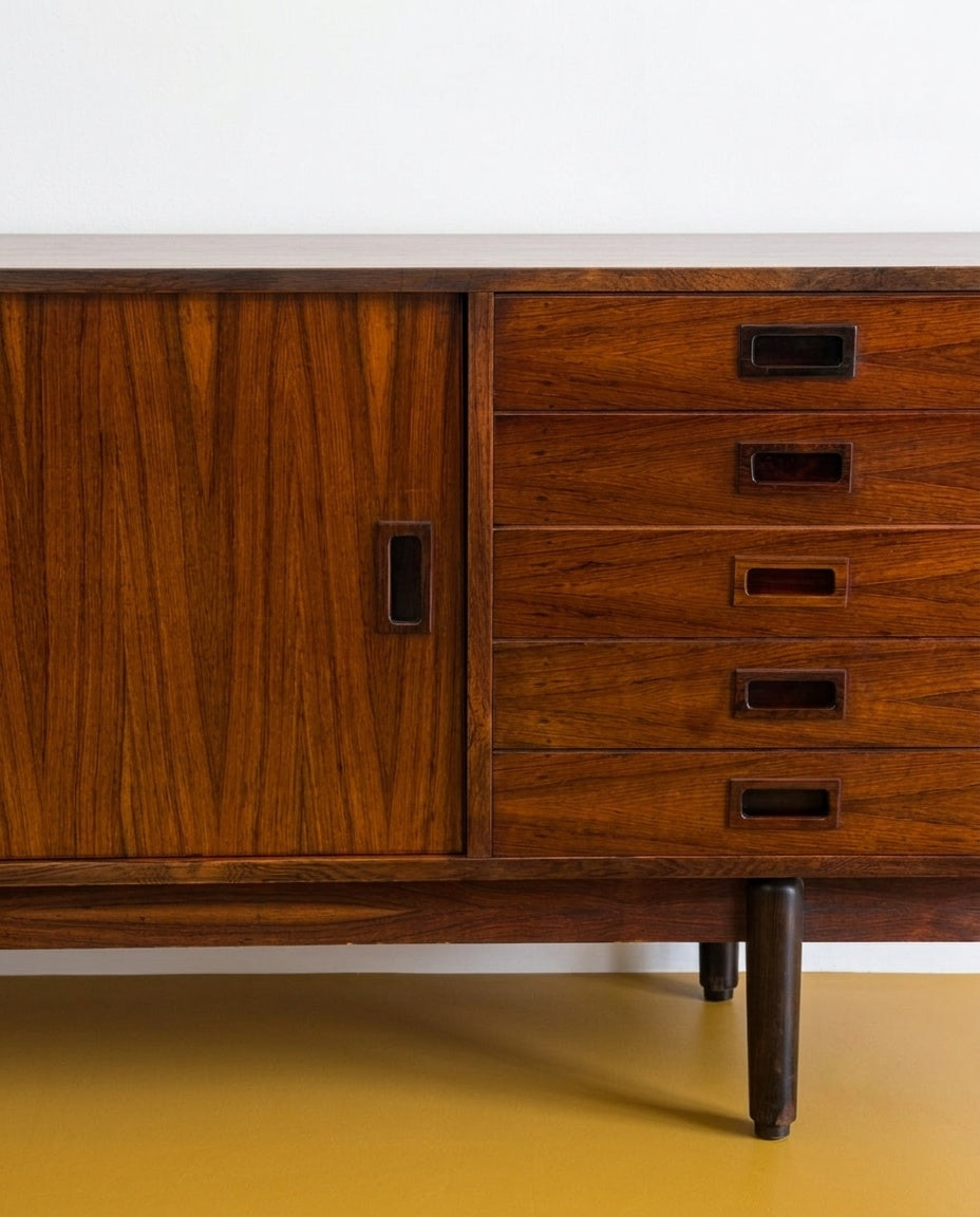 Sideboard Danese Palissandro 300cm Cinque Cassetti | 3m