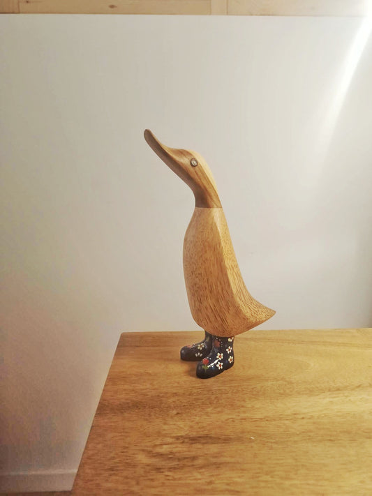 Papera a fiori stivale blu [1]