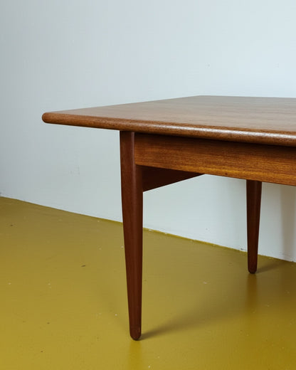 Tavolino Trasformabile Vintage Danese Teak Anni '60 Regolabile | 160cm | lp