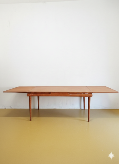 Tavolo rettangolare Allungabile Danese Vintage Anni '60 Teak 150cm