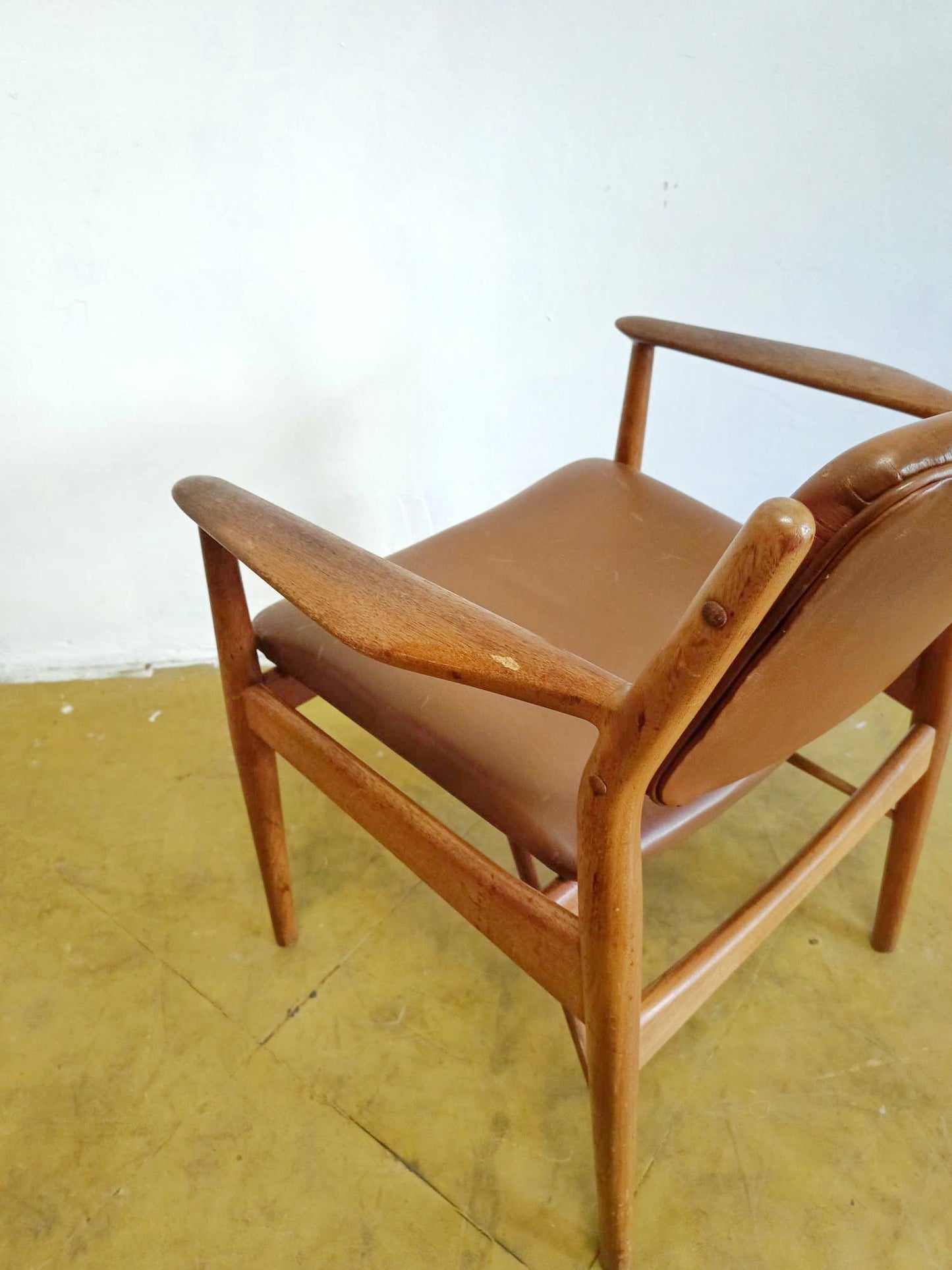Poltroncina Arne Vodder Danese Vintage Anni '50 Teak