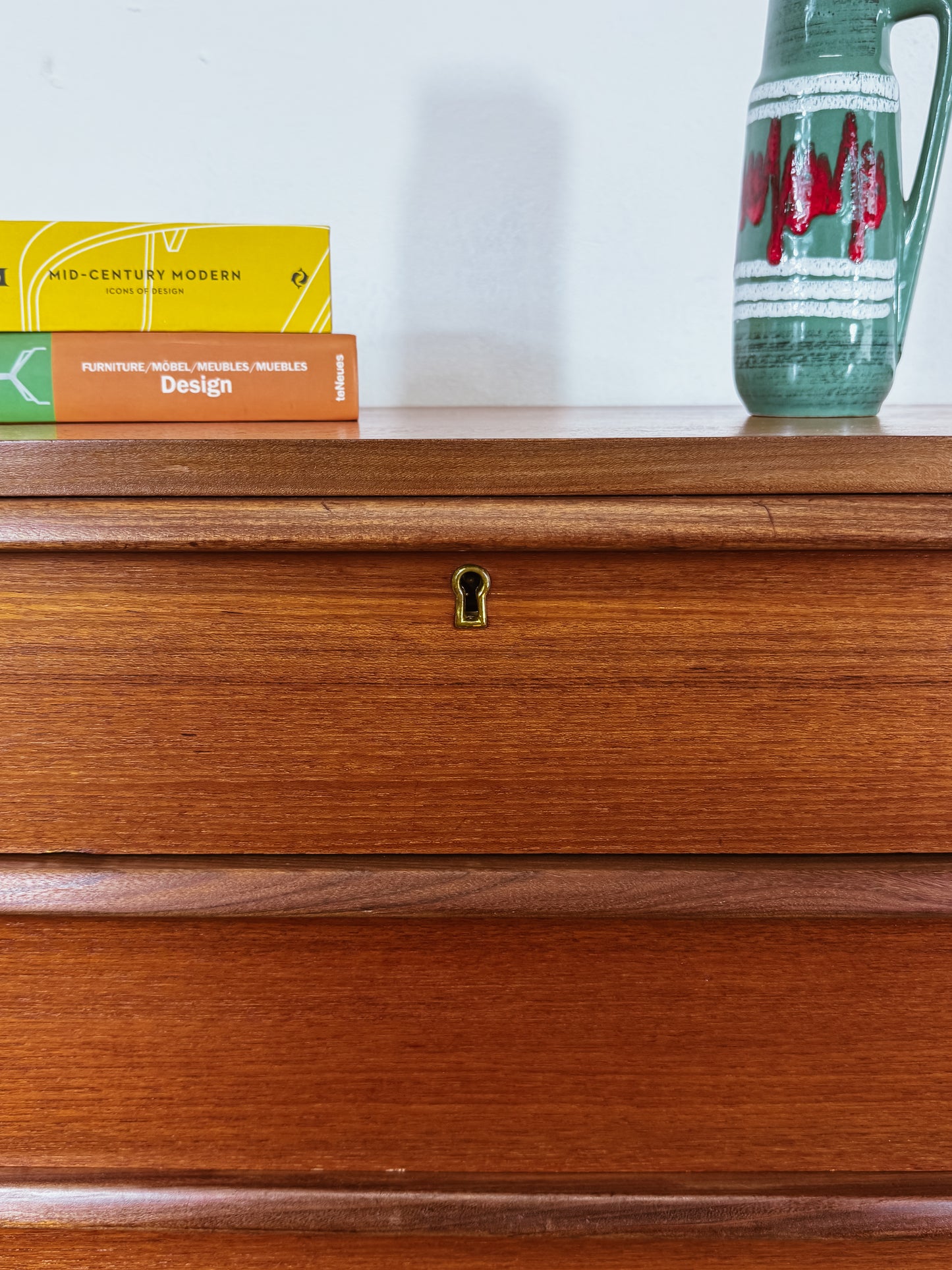 Cassettiera Vintage Danese Teak Anni 50 | 6 cassetti h106cm