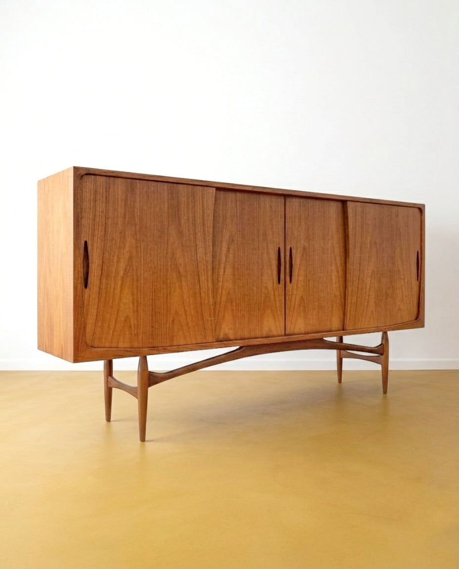 Credenza design danese vintage anni 50 | 220cm | 98vnt5