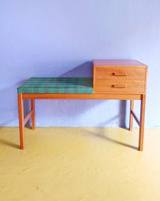 Panca design svedese vintage anni 60 [83sw25654] misure L.85 H.60/44 P.40
