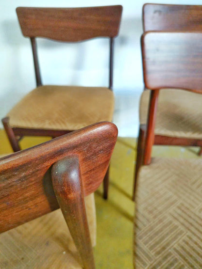 Sedie design norvegese originale vintage anni 50 [cv-norv] misure H.78/45 L.45 P.38