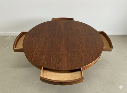 Tavolo rotondo Robert Heritage vintage design danese anni 50 | j42124