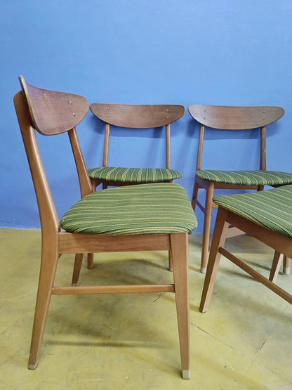 Sedie Farstrup n.210 design danese vintage anni 50 [90jm1] misure L.45 H.77/46 P.40