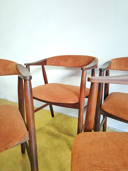 Sedie Thomas Herlev n.213 design danese originale vintage anni 50 [58j-61j-37845+38174] misure H.72/43 L.56 P.46