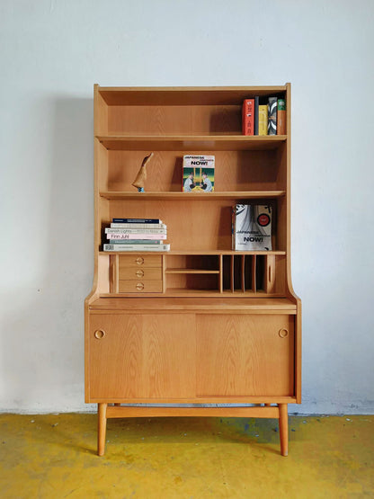 Libreria Johannes Sorth design danese vintage anni 50 [89ck1799] misure L.182 H.100 P.43