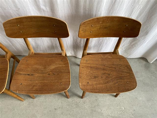 Sedie Illum Wikkelso vintage design danese anni 60 [j44130] misure su richiesta