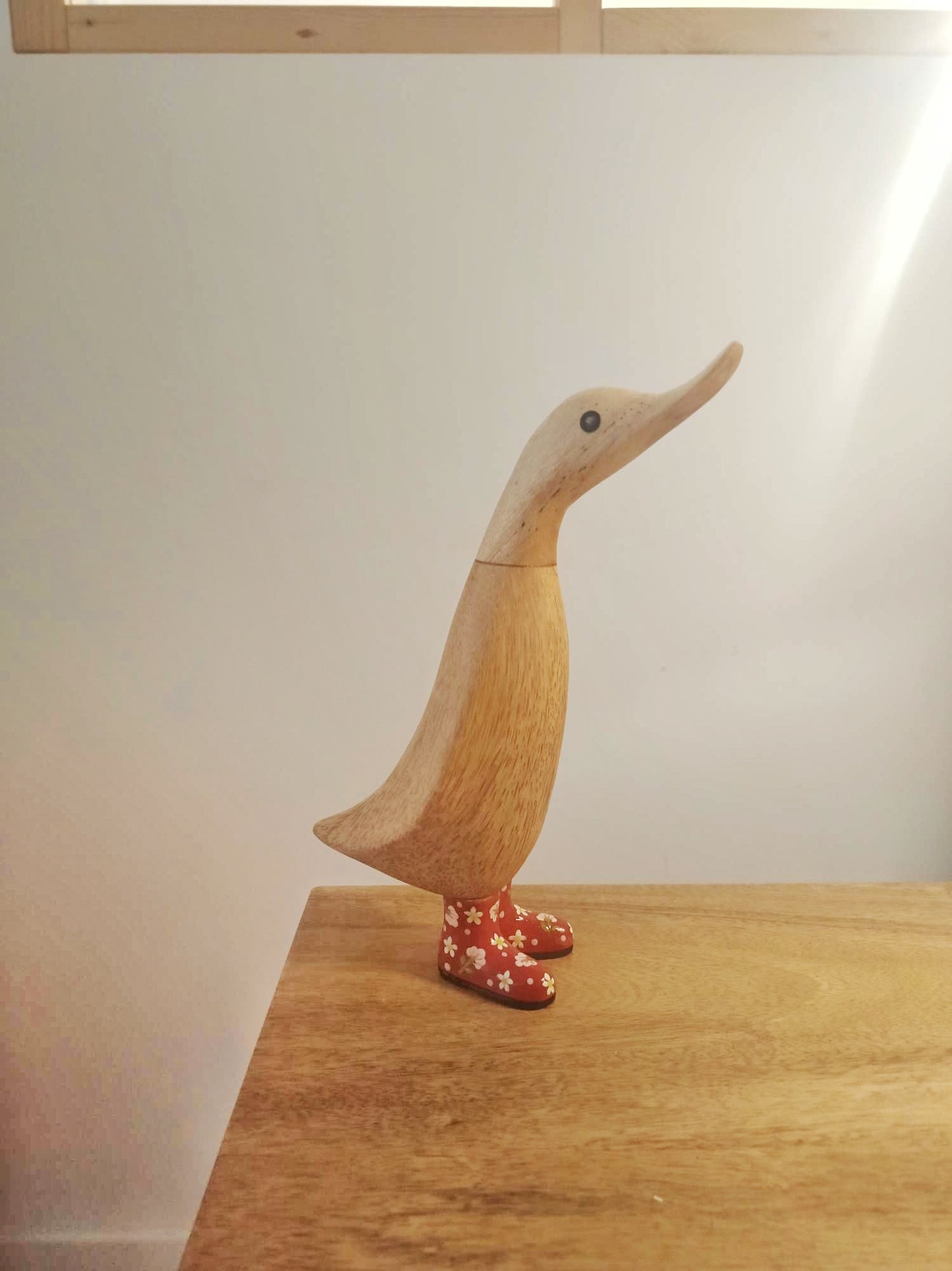 Papera a fiori stivale rossa [2]