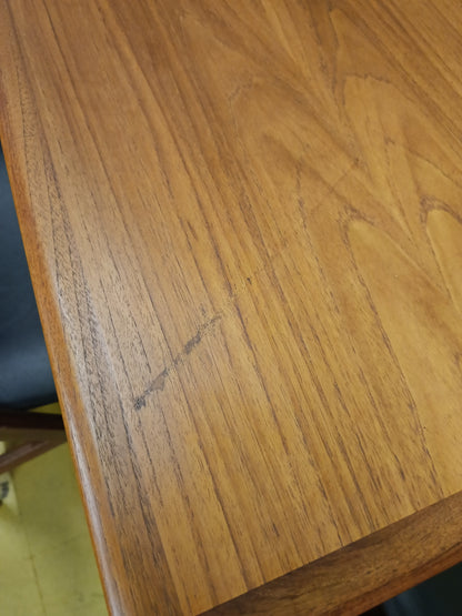 Tavolo Danese Vintage Anni '60 Teak 2 Allunghe | 140cm | 97vnt1