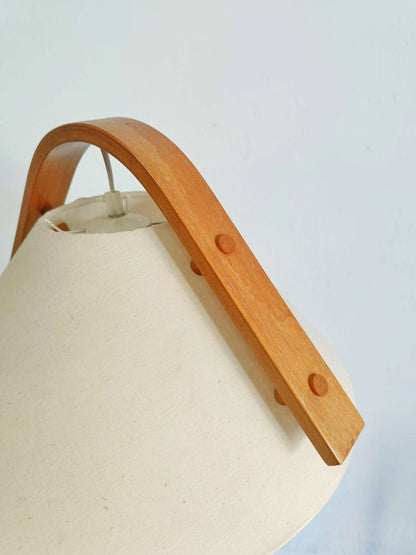 Lampada da terra Jan Wickelgren design svedese vintage anni 50 [84vt1] misure H.140 L.50 P.50