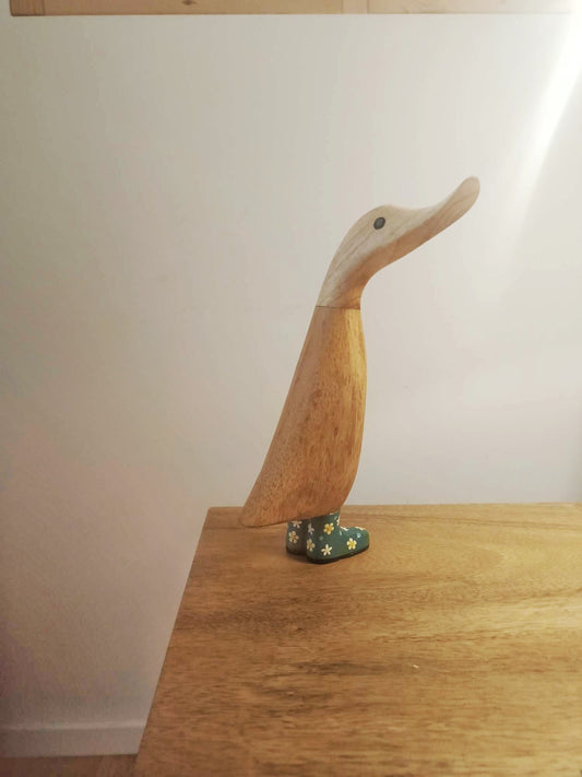 Papera a fiori stivale turchese [2]