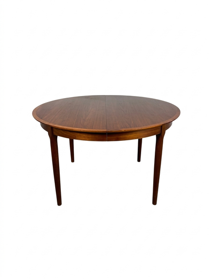 Tavolo rotondo teak Ø121 design danese vintage 1960 | 99ck2463