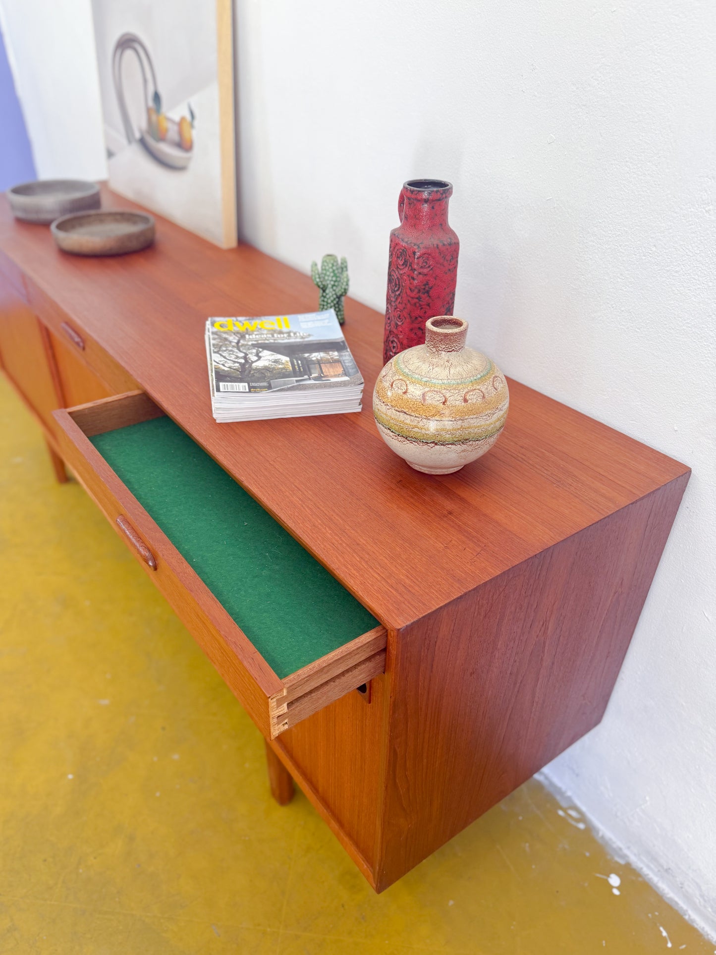 Sideboard design danese vintage anni 50 [91vnt2] misure L.200 H.79 P.50