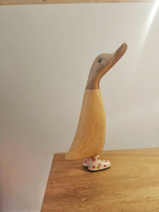 Papera a fiori stivale rosa [2]