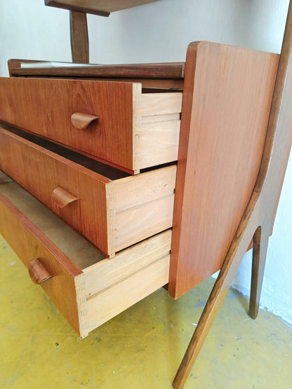 Credenza design danese vintage anni 50 [91vnt5] misure L.88 H.128 P.42