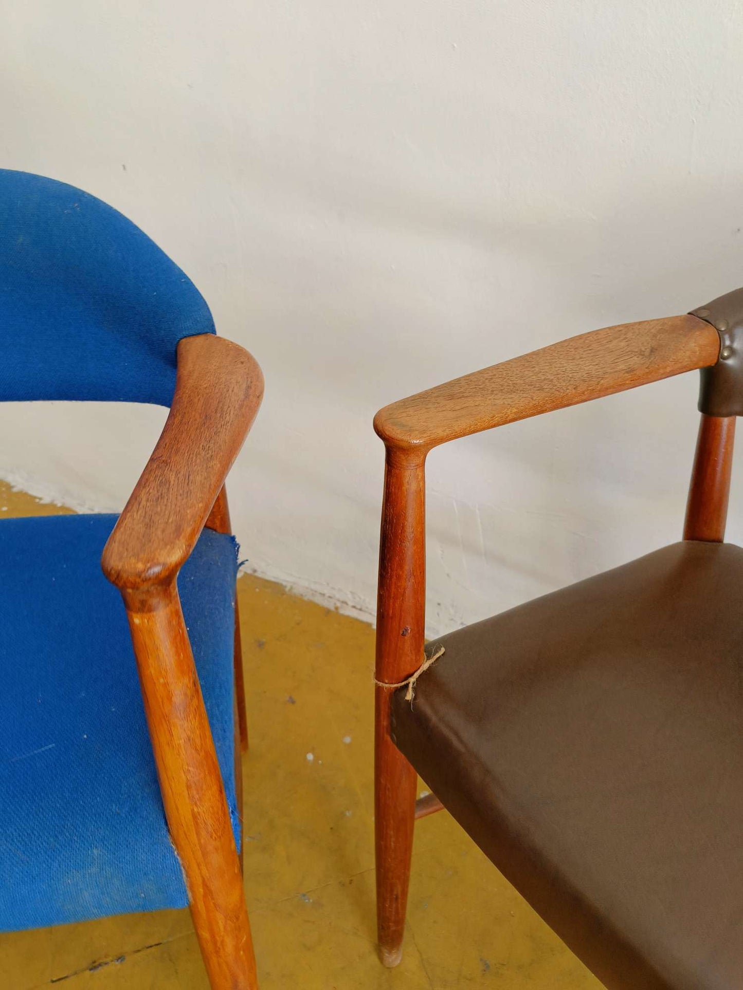 Sedie Kurt Olsen design danese vintage anni 60 [65sea-db12103] misure L.64 P.55 H.78/45