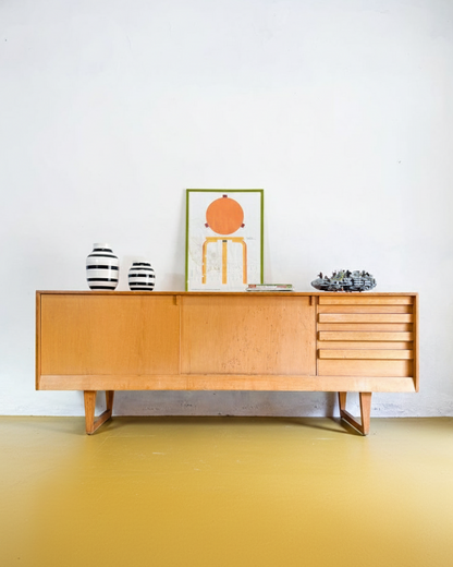 Sideboard Kurt Østervig KP Møbler Quercia 210cm | Anni 60 Danese