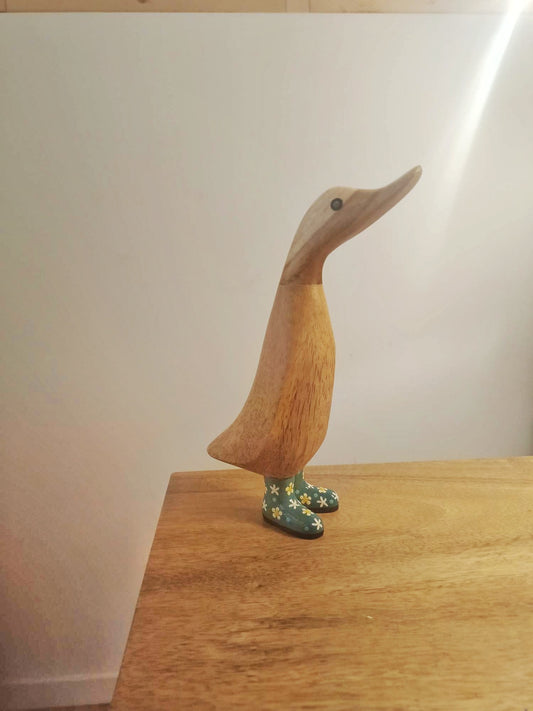 Papera a fiori stivale turchese [1]