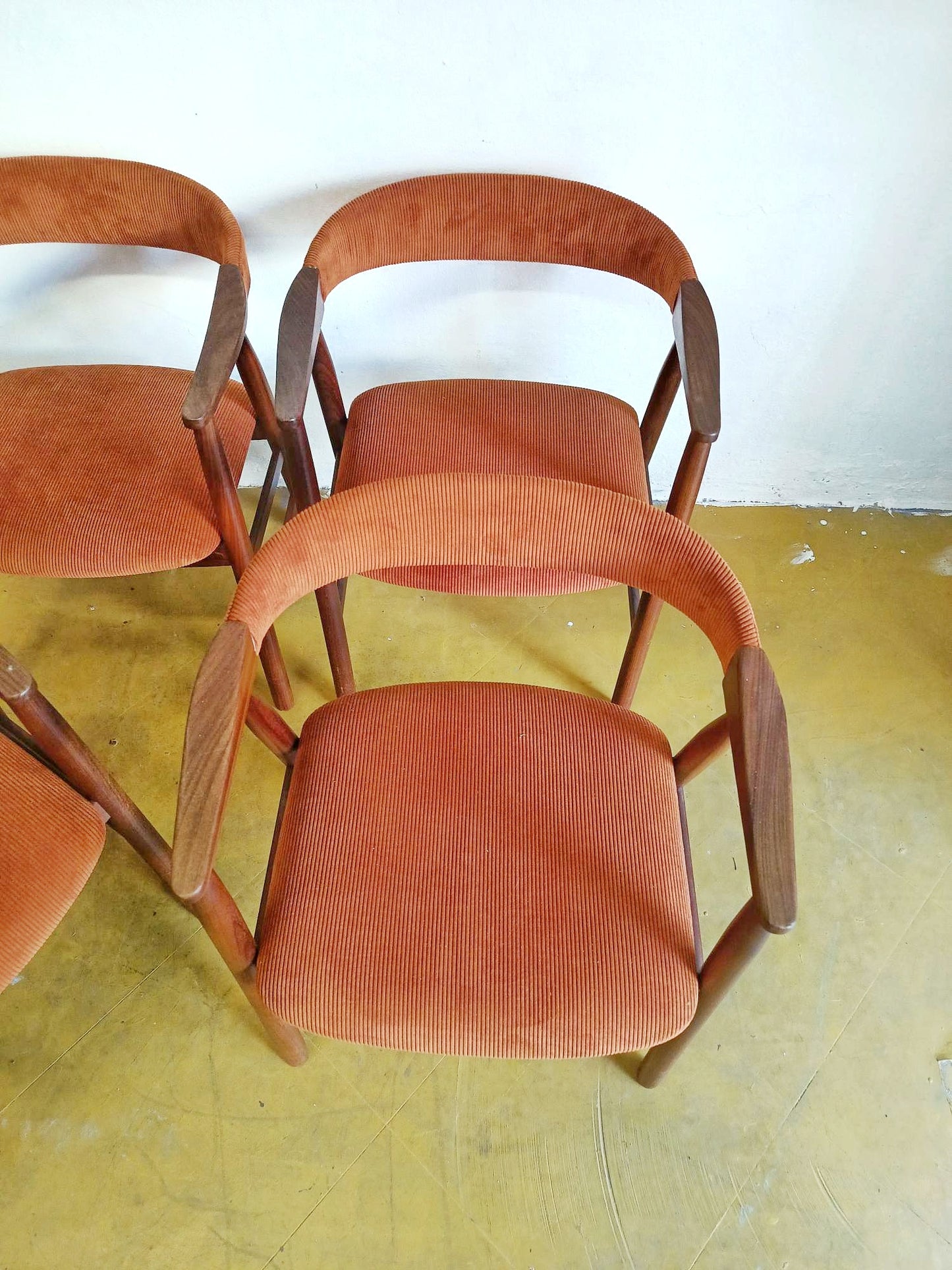 Sedie Thomas Herlev n.213 design danese originale vintage anni 50 [58j-61j-37845+38174] misure H.72/43 L.56 P.46