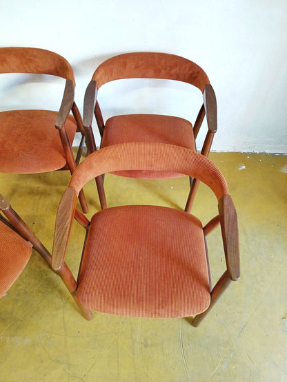 Sedie Thomas Herlev n.213 design danese originale vintage anni 50 [58j-61j-37845+38174] misure H.72/43 L.56 P.46