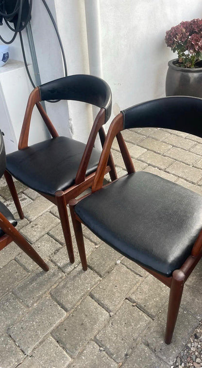 Set 4 sedie Kai Kristiansen n.31 design danese vintage anni 50 | 99vnt11