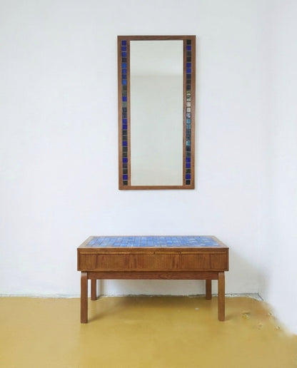 Tavolino + specchio design danese vintage anni 60 | 91cm | lp2