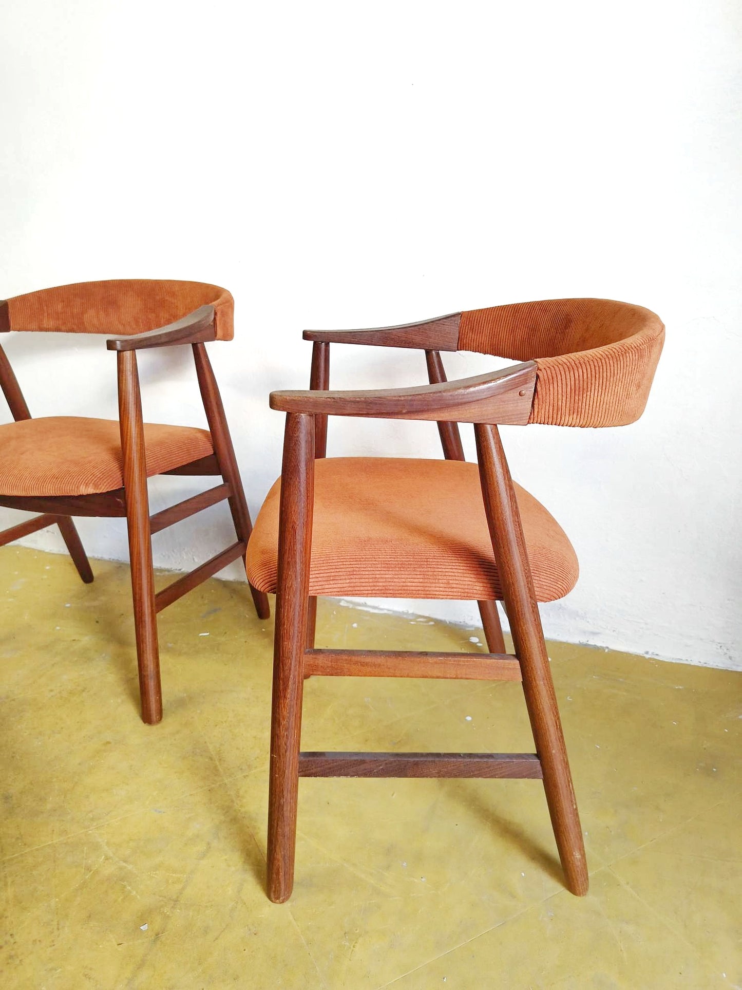 Sedie Thomas Herlev n.213 design danese originale vintage anni 50 [58j-61j-37845+38174] misure H.72/43 L.56 P.46