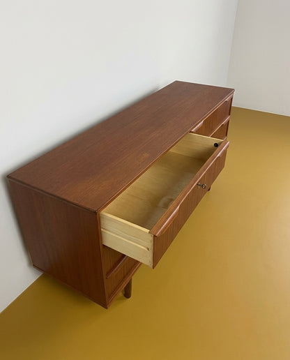 Sideboard Danese Vintage Anni '50 Teak Cassetti | 160cm | 95ck2085