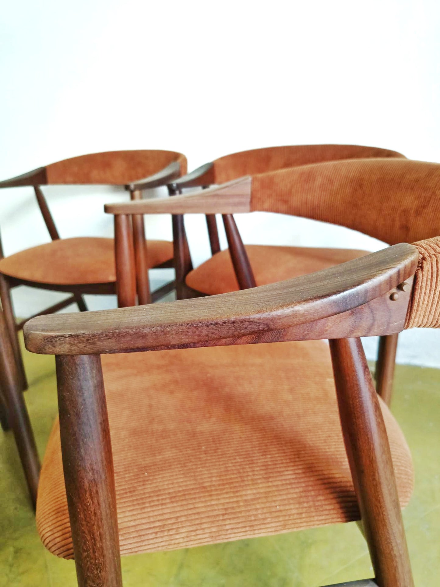 Sedie Thomas Herlev n.213 design danese originale vintage anni 50 [58j-61j-37845+38174] misure H.72/43 L.56 P.46