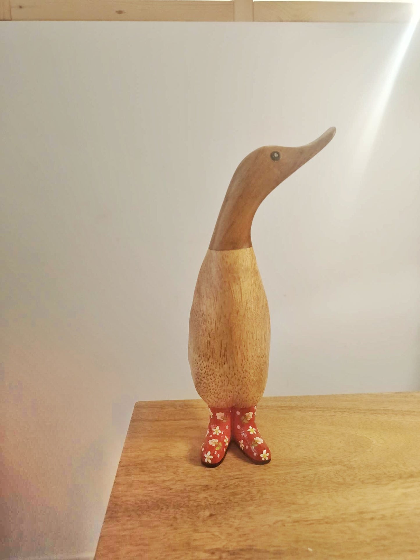 Papera a fiori stivale rossa [1]