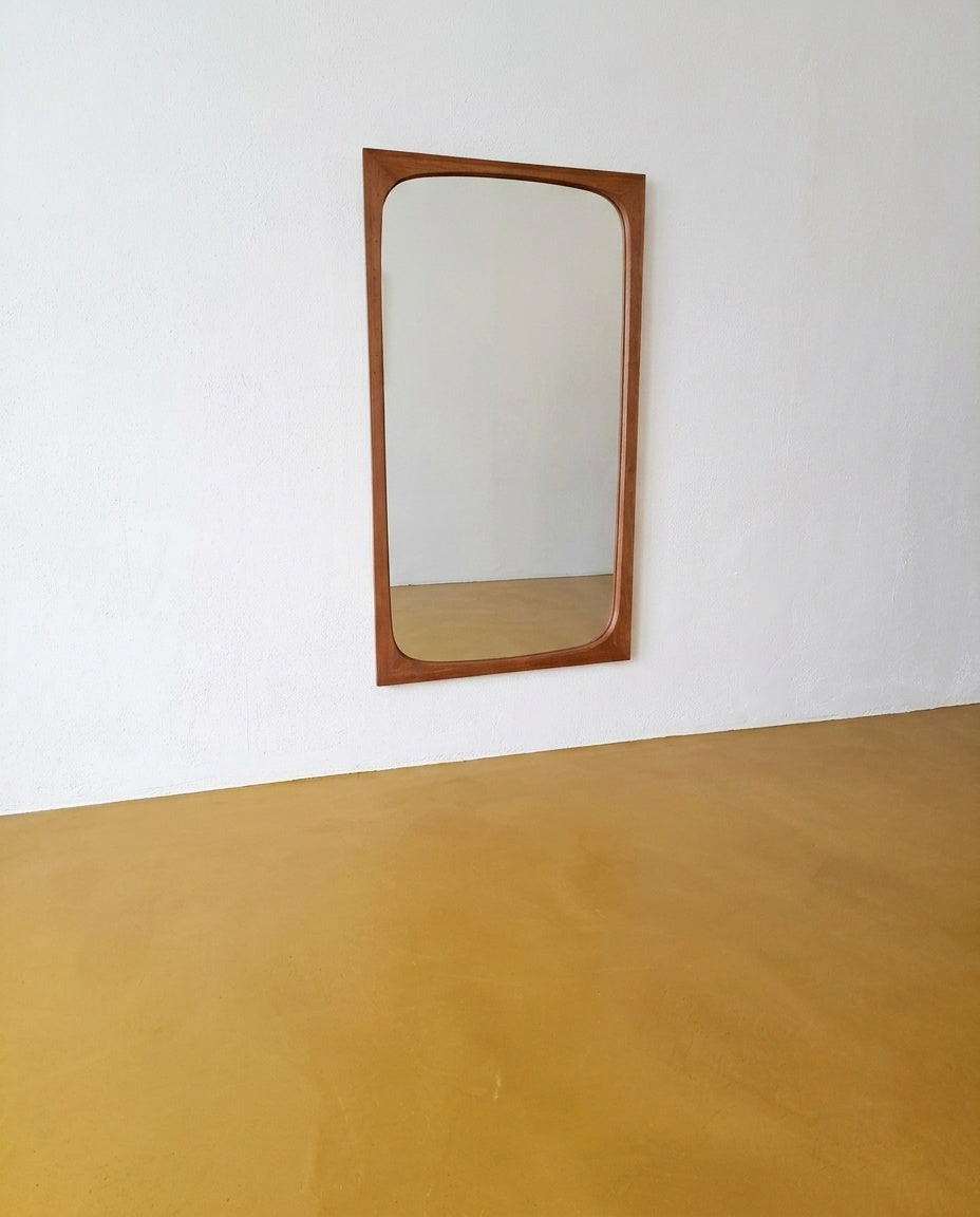 Specchio da parete vintage design danese originale anni 50 | H.70 | 71atk-2