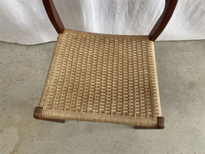 Sedia Niels Moller design danese vintage [j44142] misure da richiedere