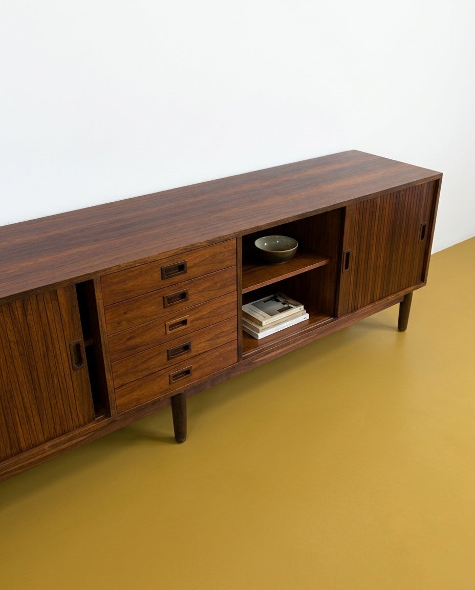 Sideboard Danese Palissandro 300cm Cinque Cassetti | 3m