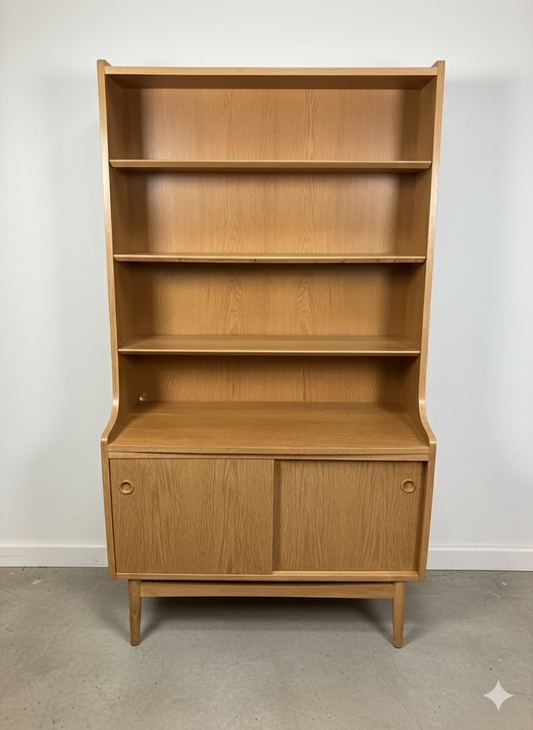 Libreria Johannes Sorth design danese vintage anni 50 [ck1800] misure L.182 H.100 P.43